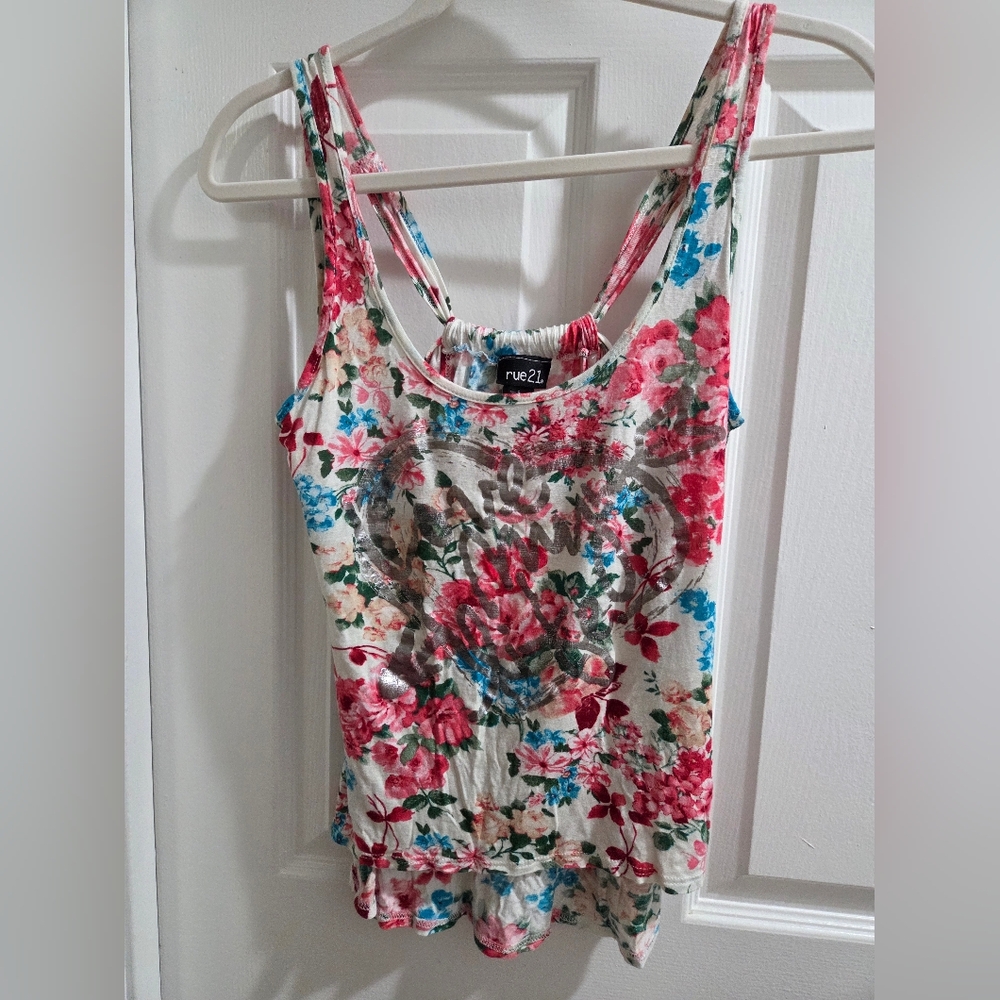 Rue21 Floral Tank Top